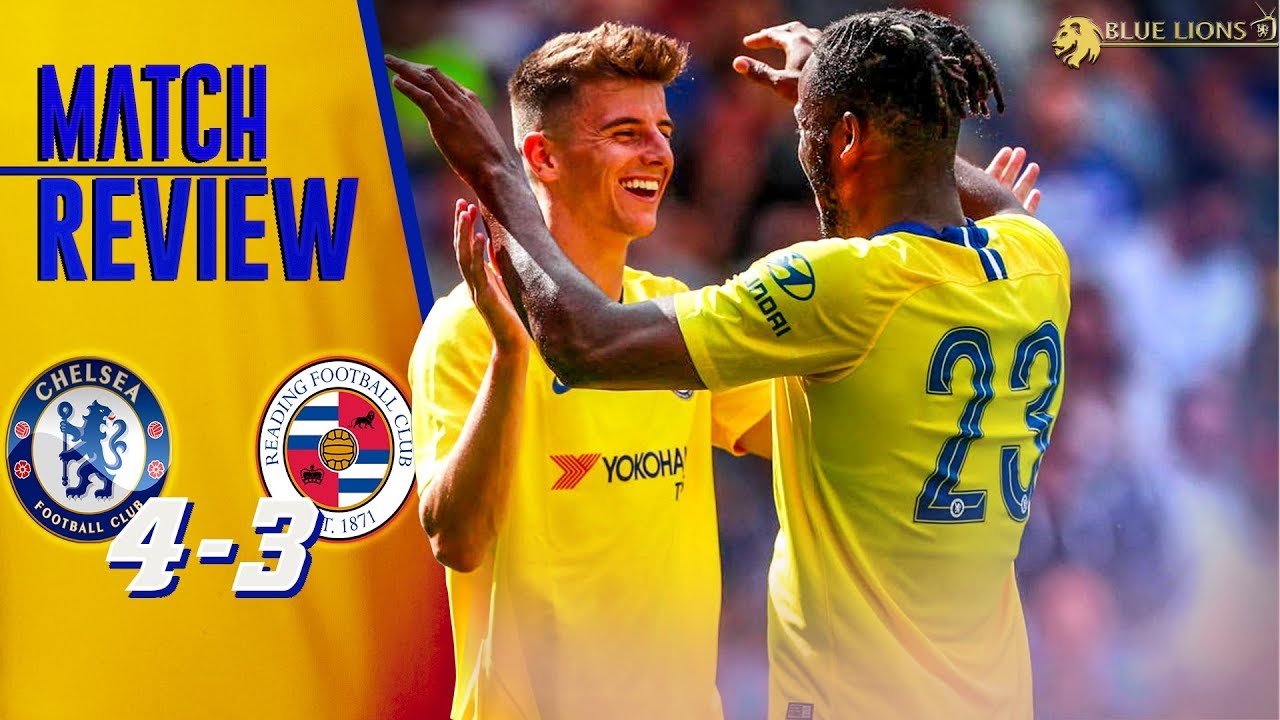 CHELSEA 4-3 READING FC || THE MASON MOUNT & ROSS BARKLEY SHOW! - YouTube