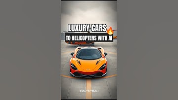 Luxury Cars + Helicopter 🔥 AI Fusion - PART 7 #aipower #helicopter #luxurycars