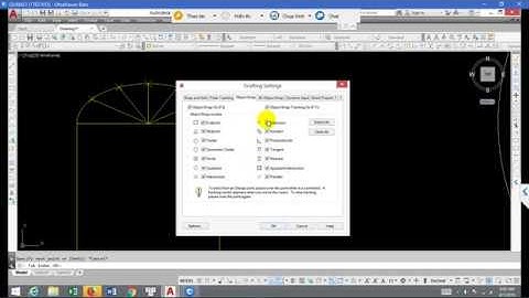 Dạy kèm AutoCAD 2019 online - Bắt điểm trong AutoCAD, OSNAP in AutoCAD, lệnh chia đều DIVIDE
