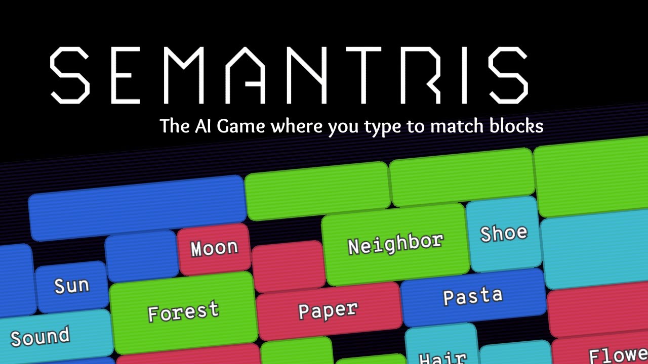 Google Semantris - An AI Experiment where you play Tetris - YouTube