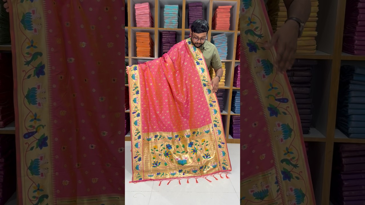 Pure Paithani Silk Sarees – Maharashtrian Elegance