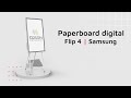 Un nouveau paperboard digital  le samsung flip 4  