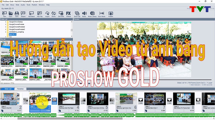 Hướng dẫn làm video ảnh bằng proshow gold
