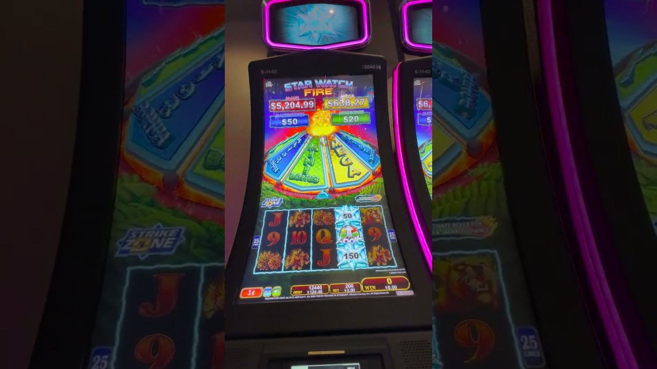 Star Watch Fire slot has the nicest cash on reels feature I've seen!