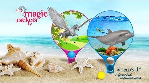 Magic Rackets Beach Paddle Rackets Coll Beach Toys for Kids