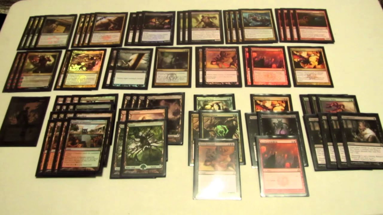 MtG - Standard Deck Tech: Jund Midrange - Theros Standard - YouTube