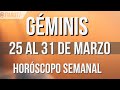 GÉMINIS HORÓSCOPO SEMANAL 25 AL 31 DE MARZO 2024