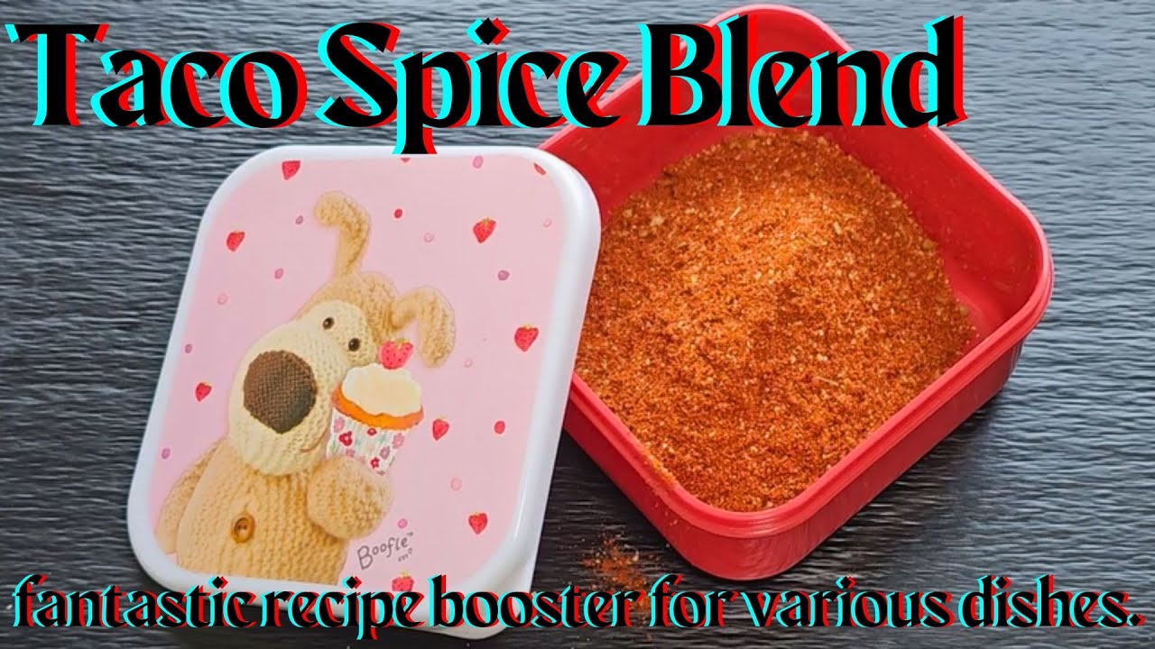 "Spice Up Your Tacos Your Way" taco seasoning mix is quite versatile
