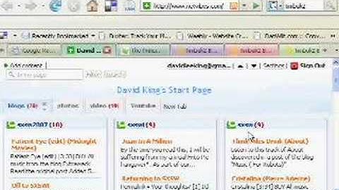 Tracking SXSW with Netvibes