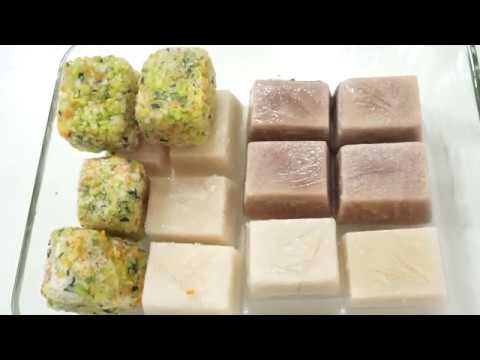 #이유식만들기3#이유식냉동큐브       이유식만들기중 냉동큐브입니다 [상어이모.SANGEOIMO]