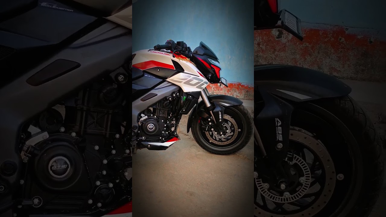 NS 200 MODIFICATION‼️pulsar ns 200 modified wrapping💥motor huber 