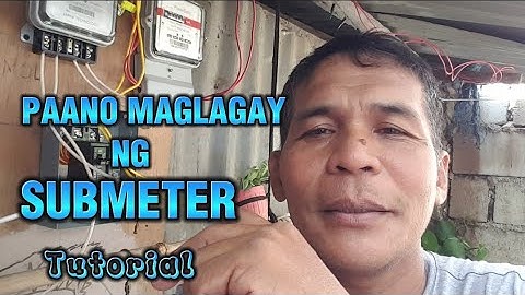 Paano maglagay ng Submeter || Tutorial