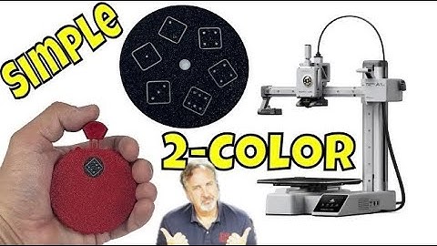 Two Color Prints on Bambulab A1 Mini without AMS