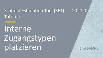 Scaffold Estimation Tool (SET) | Funktionen - Belagskonfigurator | Interne Zugangstypen platzieren