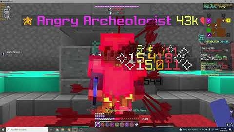 Crafting and Testing Juju Shortbow, Hypixel Skyblock