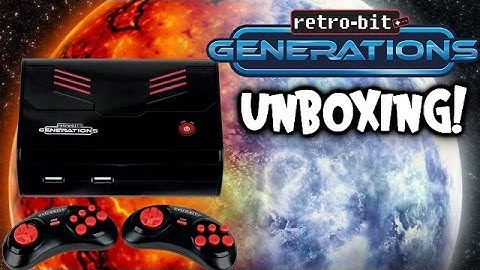 Retro-Bit Generations Unboxing With Goodies!!!