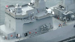 【長音一声】海上自衛隊in来島海峡 令和4年初夏 掃海母艦ぶんご 【今治】