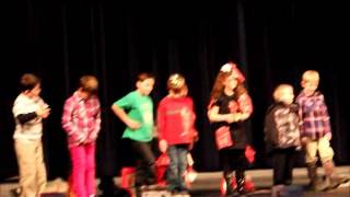 The Calabrese Twins' Christmas Program At School 12-18-13