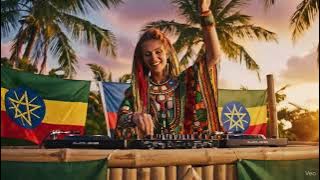 Tropical Reggae Vibes 🌴 | Beautiful DJ Girl Mixing at Sunset Jungle Party