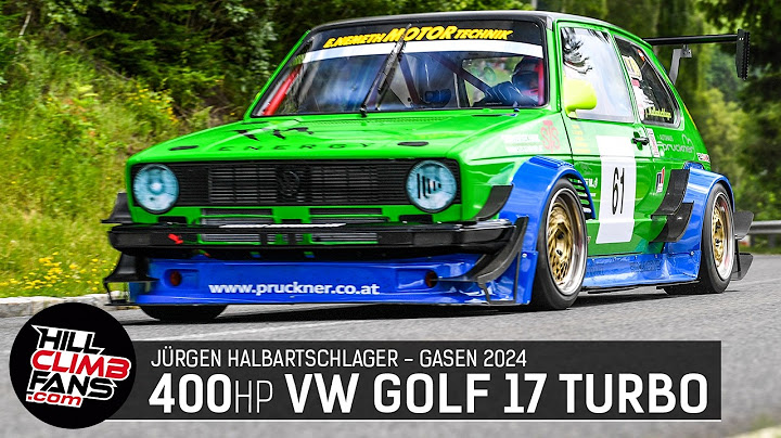 400hp VW Golf 1 Turbo || Hill Climb Gasen 2024 ☆