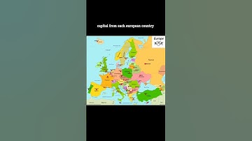 capital from each european country #mapper #mapping #geography #map #mapchart #europe