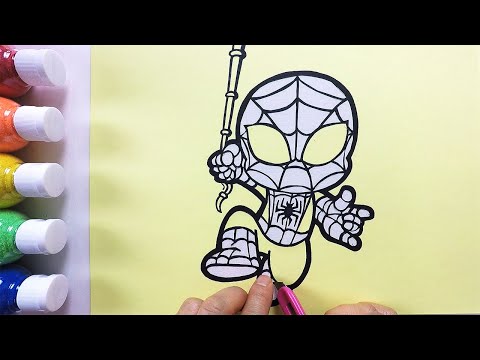 Spiderman coloring &amp;<strong>amp</strong>; <strong>drawing</strong> ㅣ 스파이더맨 그리기 색칠하기