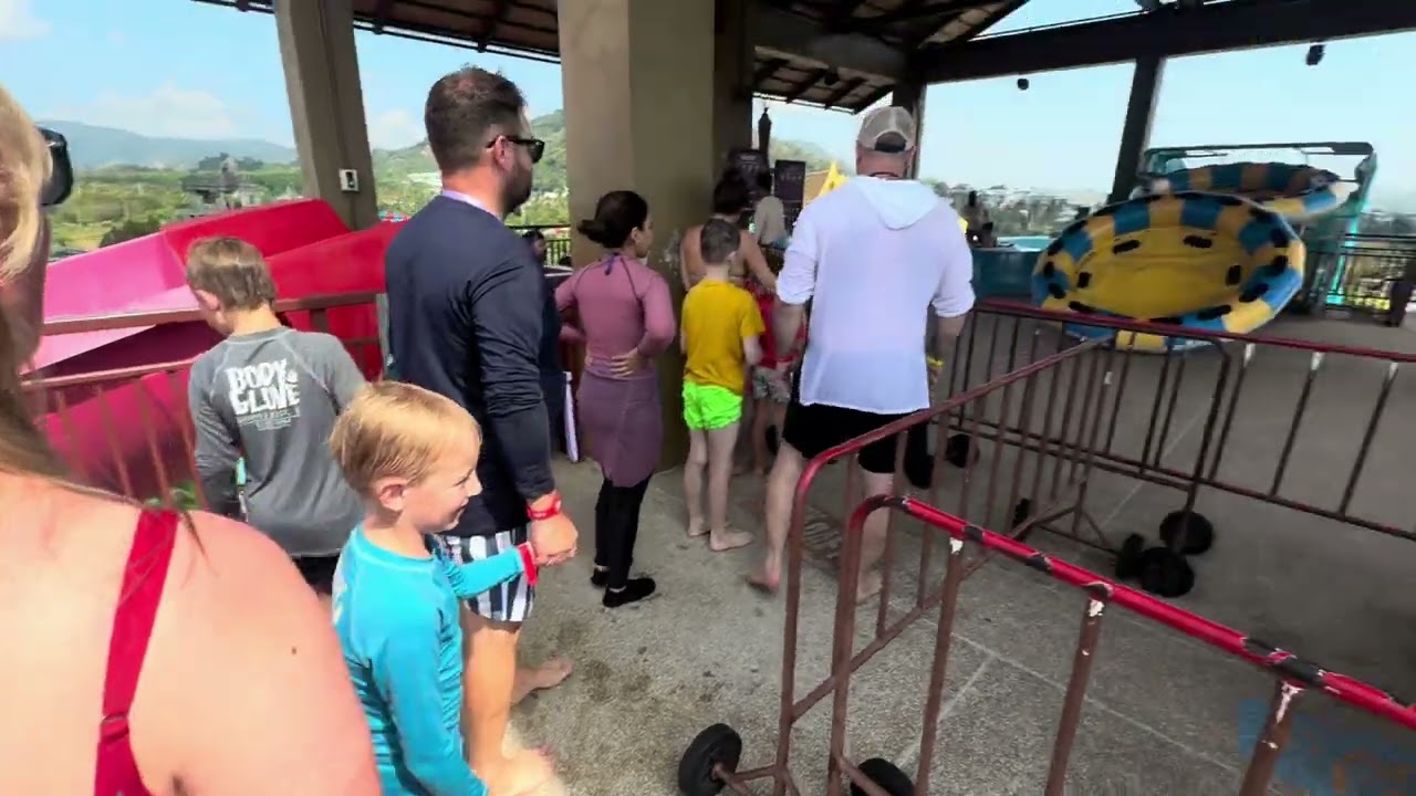 Thailands water rides , waiting in line 2026 January 