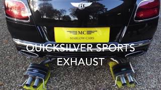 Bentley Quicksilver sports exhaust