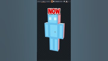 Thumbnail of Make Minecraft Skins with Blockbench #shorts