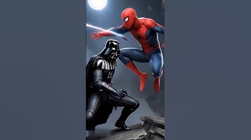 Darth Vader vs MCU Spider-Man | Star Wars & Marvel superhero AI