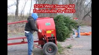 Christmas Time  at Our Tree Farm in   Central Bucks County Pa