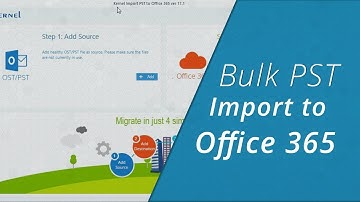 Bulk PST Import to Office 365