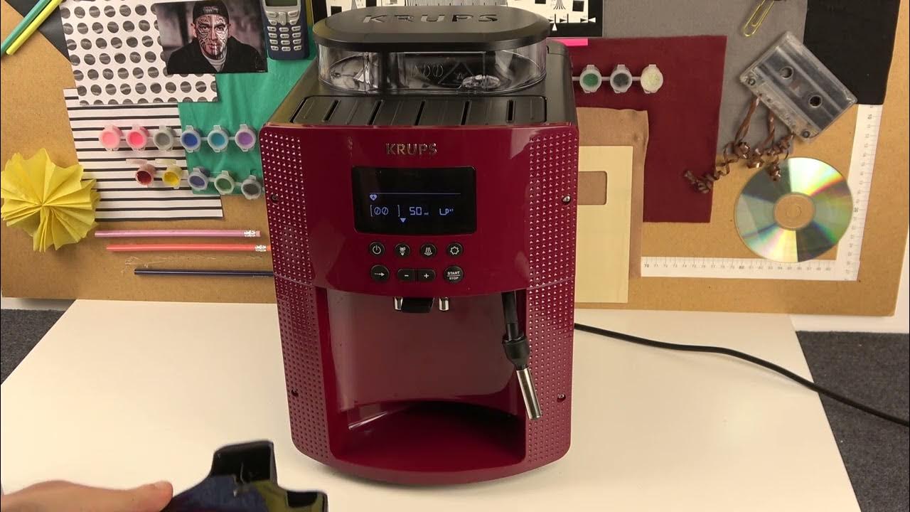 How to Empty Coffee Grounds on KRUPS EA Roma 815 Coffee Machine Krups