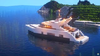 : Minecraft How To Build a Luxury Yacht Tutorial