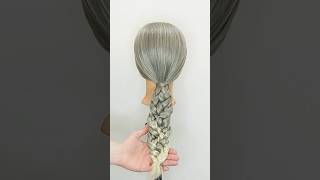 9 strand braid tutorial #braidtutorial #braidedhairstyle