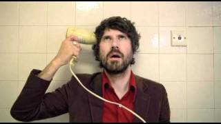 Video thumbnail of "Gruff Rhys on Marc Riley -- Shark Ridden Water"