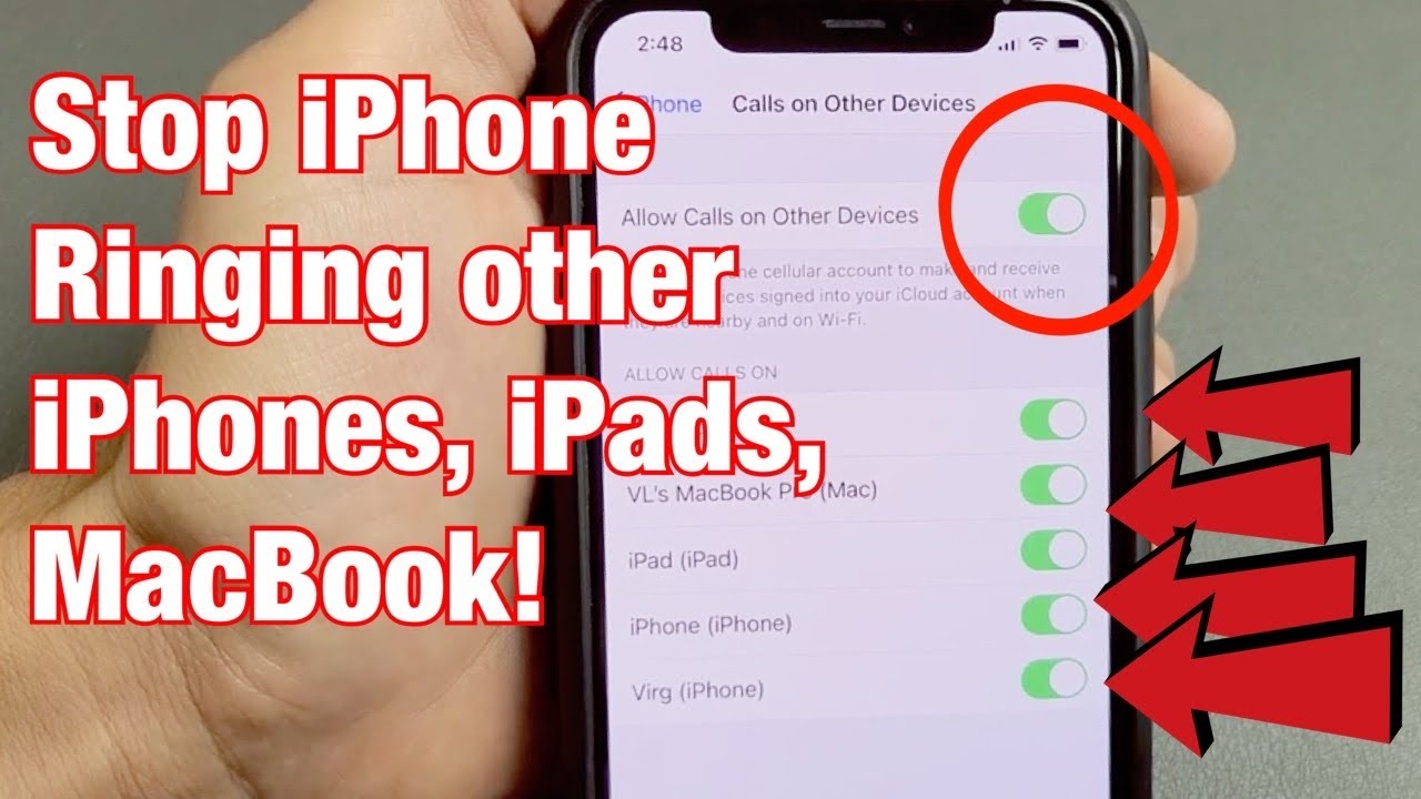 Stop incoming iPhone calls from ringing all your other Apple