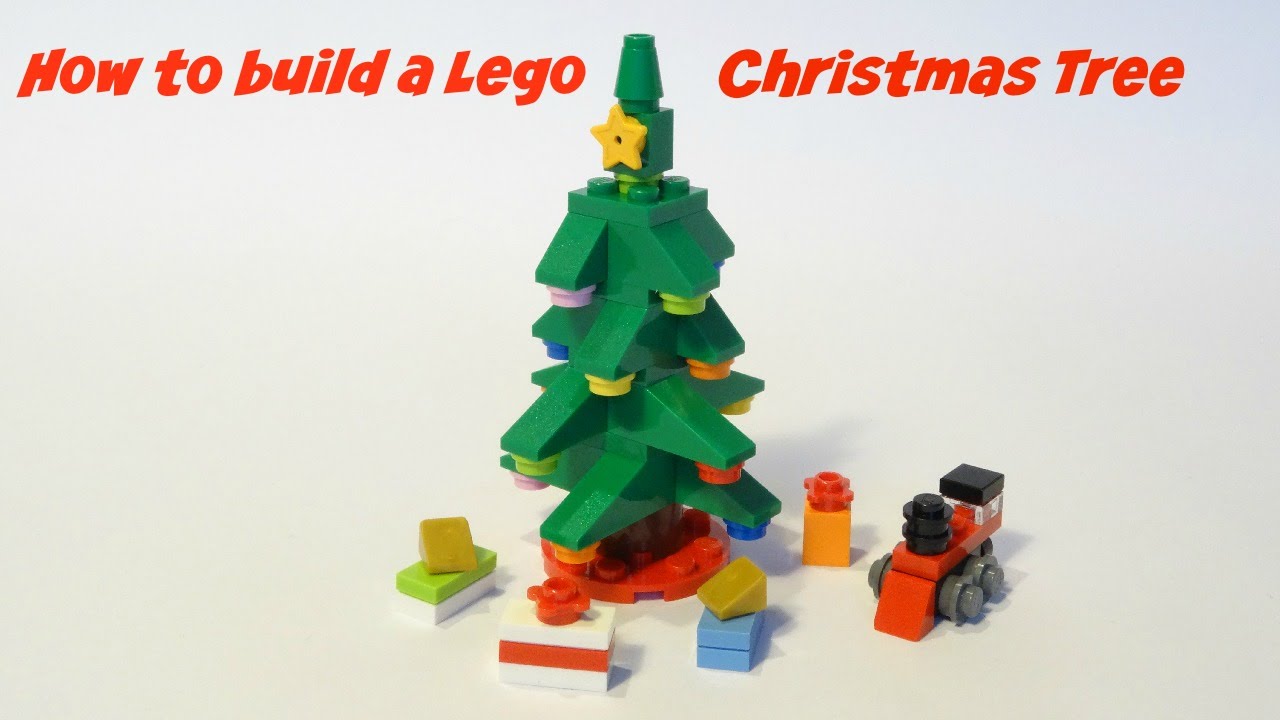 LEGO Brick Christmas Tree How To Tutorial 