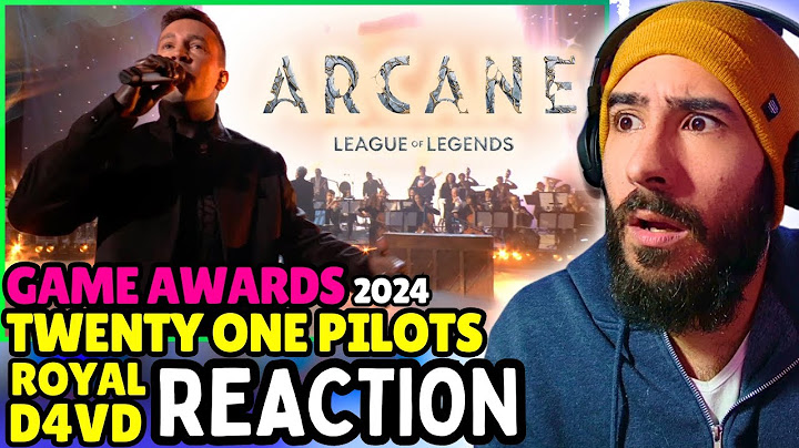 Twenty One Pilots & D4VD Perform 'Arcane' Music Live! 🤯 Game Awards Reaction