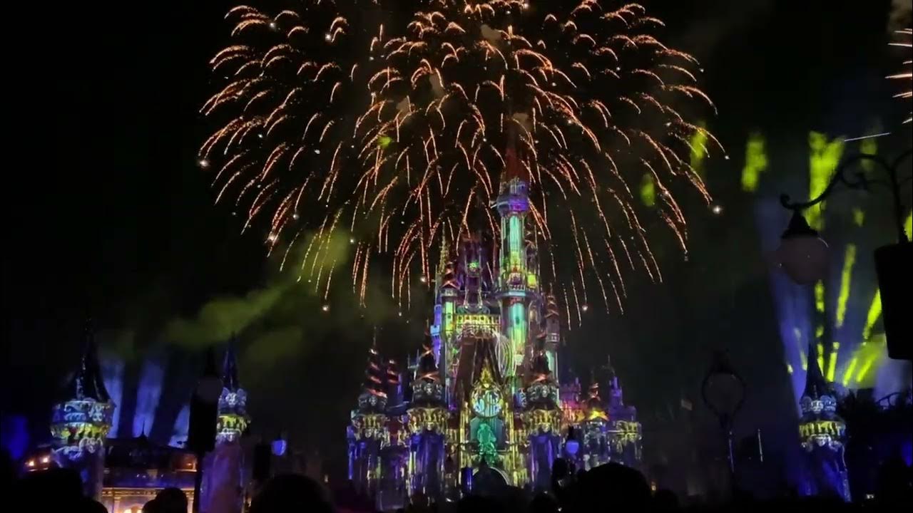 Magic Kingdom MNSSHP Fireworks show. October 2nd 2022. magickingdom waltdisneyworld mnsshp