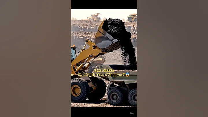 CAT 992G Wheel Loader | One Bucket Fills the Entire Dump Truck 😱‼️