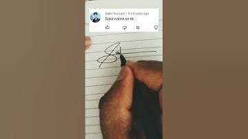 Signature Design Sakir #shorts video #