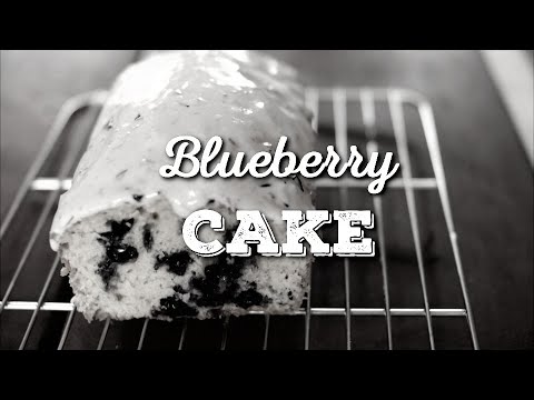 ASMR 料理の音 ブルーベリーケーキの作り方 Blueberry cake recipe