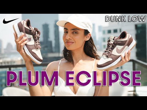 NOT the color I expected!  PLUM ECLIPSE Nike Dunk Low On Foot Review and How to Style (Outfits)