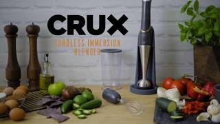 Crux Artisan Series Cordless Immersion Blender Review 