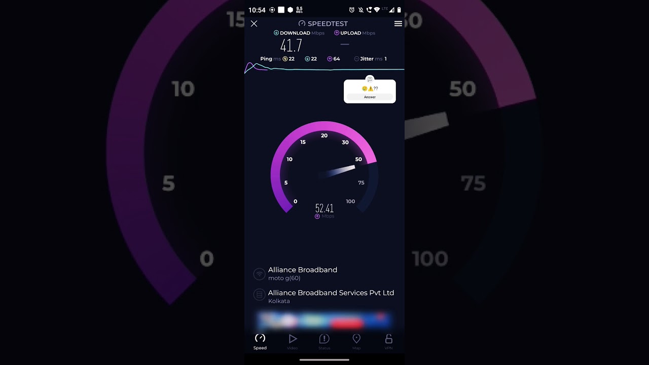 Speed test alliance brodband 80 mbps pack🫨|