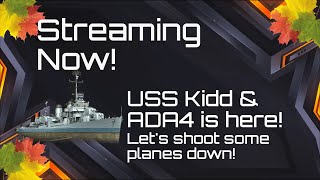Kidd is here + Grinding to Delny || NA CC || World of Warships Blitz