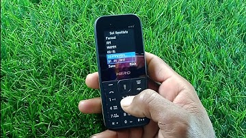 How to set date and time in Hero keypad phone | date and time Kaise set Kare | date and time