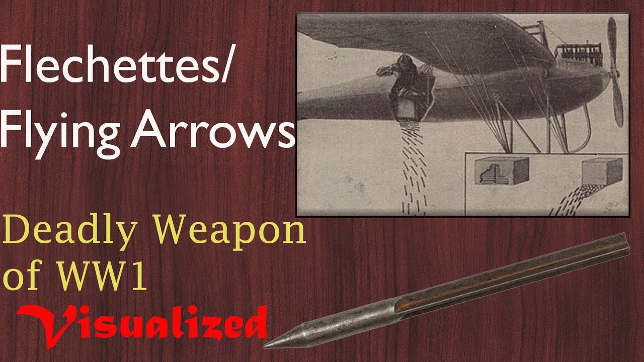 Flechettes/ Flying Arrows - Weapons of WW1 - YouTube