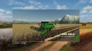 New Map Review One Field v0.1 FS19 Farming Simulator 19 Mod 2021